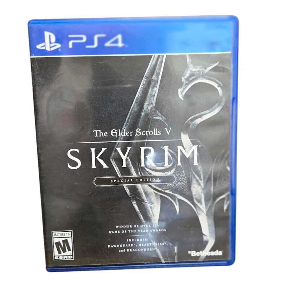 The Elder Scrolls V Skyrim Special Edition PS4 Video Game Complete‎ EUC